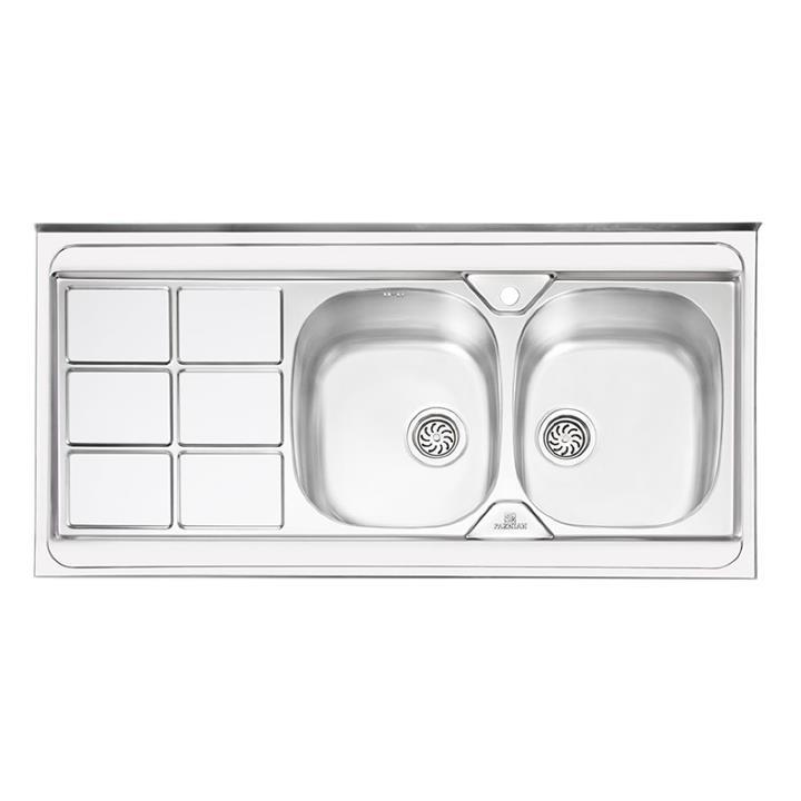 سینک پرنیان استیل مدل PS1124 روکار
